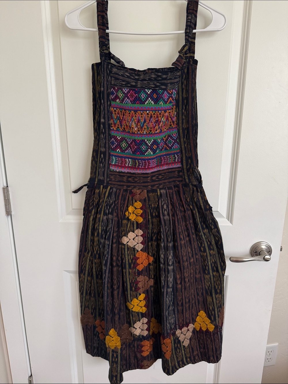 Multicolor Embroidered- Guatemalan Dress